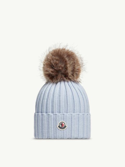 Wool Beanie with Pom Pom