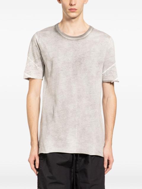 spliced cotton T-shirt