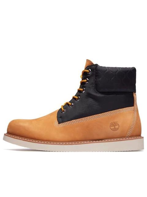 Timberland Newmarket 6 Inch Quilted Boots 'Wheat Black' A2GJT231