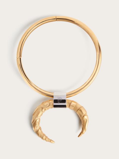HORN NECKLACE WITH MARMO TEXTURE