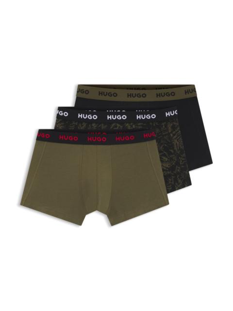 THREE-PACK OF STRETCH-COTTON TRUNKS