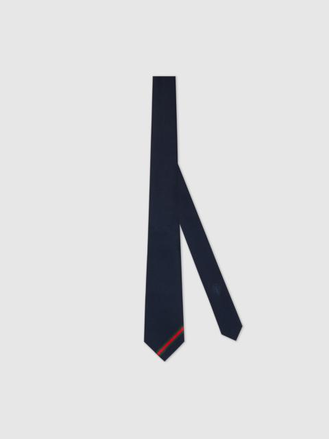Web silk jacquard tie