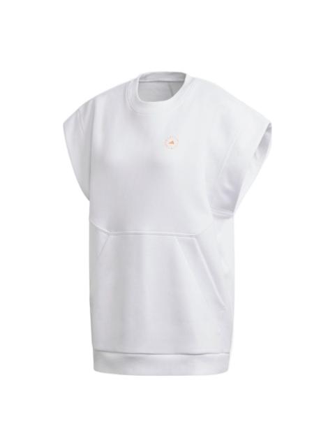 (WMNS) adidas Stella McCartney Muscle Sleeveless Sweatshirt 'White' FU0724