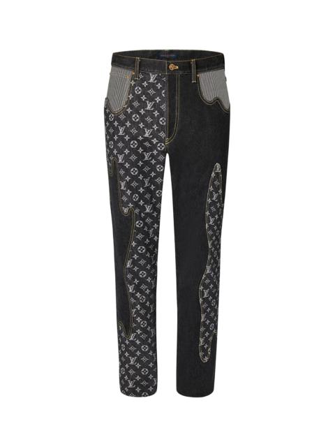 Monogram Crazy Denim Pants