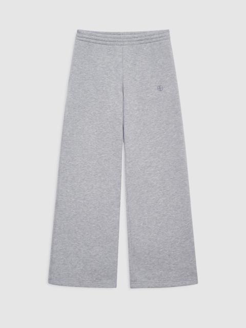 Kacey Sweatpant Monogram - Medium Heather Grey
