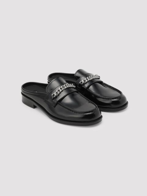 LEATHER SLIP-ON LOAFERS