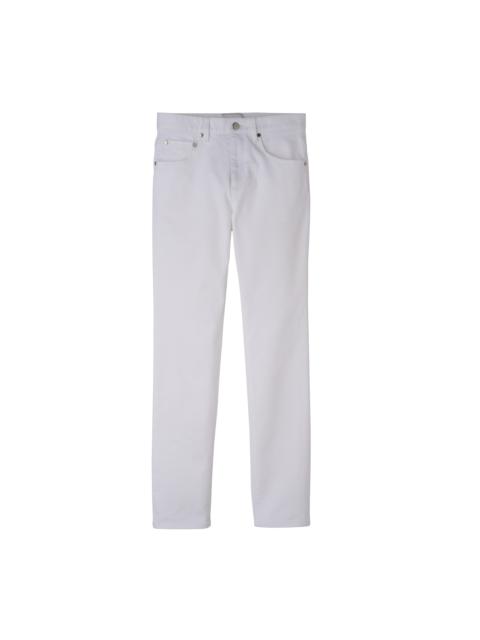 Trousers White - Gabardine