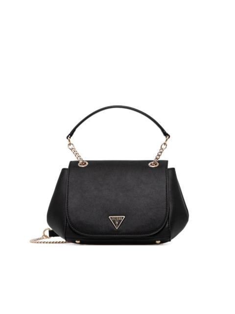 chain-strap logo-plaque shoulder bag