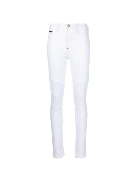 High-waisted Biker jeans