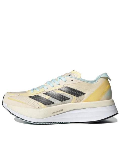 (WMNS) adidas Adizero Boston 11 'Ecru Tint Night Metallic' GX6655