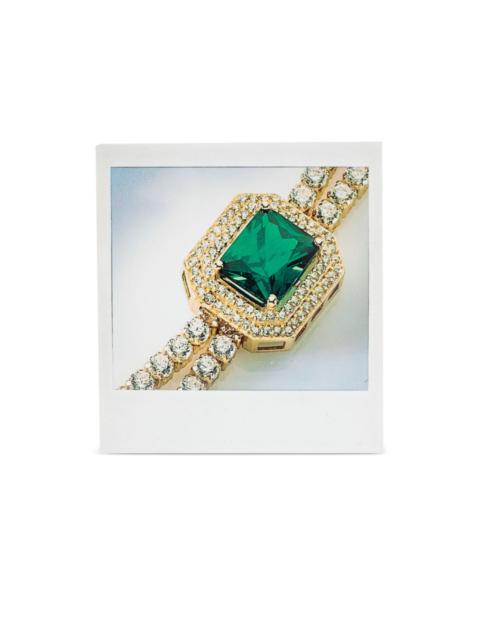 crystal-embellished brooch