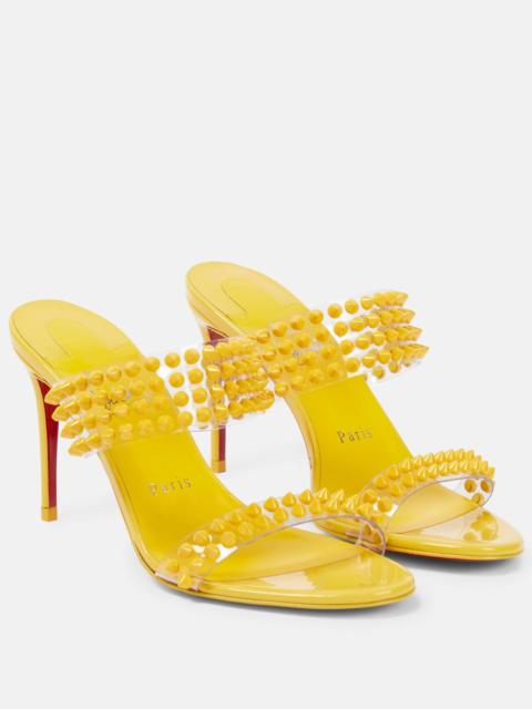 Spike Only 85 PVC and leather sandals