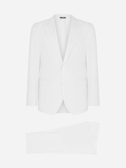 Single-breasted Taormina-fit suit