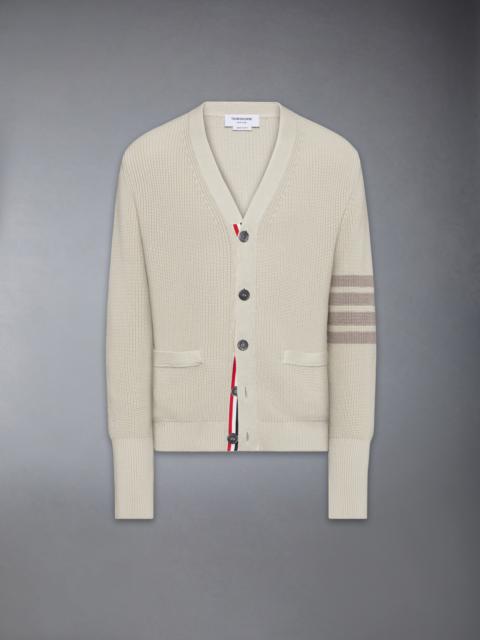 GARMENT DYED 4-BAR CARDIGAN