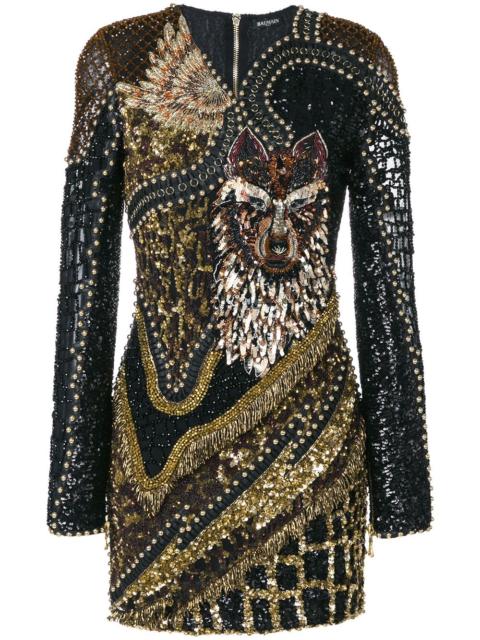 Wolf embellsihed dress