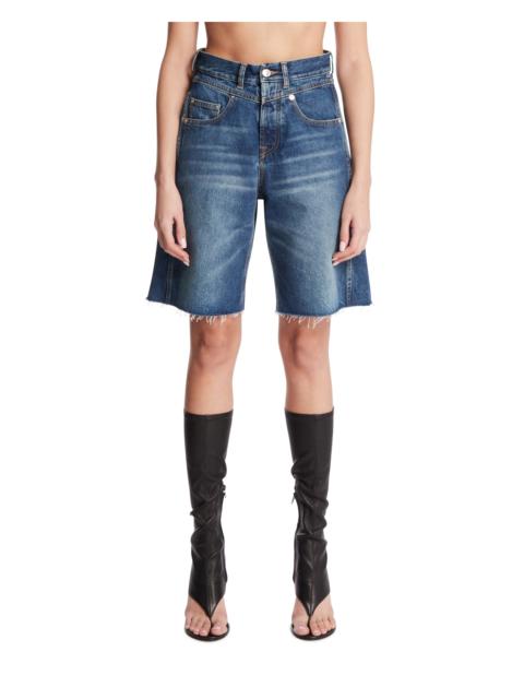 Blue Denim Bermuda Shorts