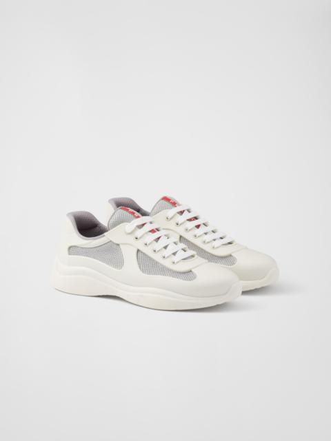 Prada America's Cup Soft rubber and bike fabric sneakers