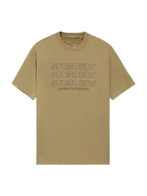 Li-Ning Counterflow Triple Logo T-shirt 'Khaki Green' AHSS563-2