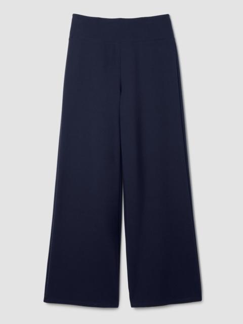 Washable Flex Ponte High Waisted Wide-Leg Pant