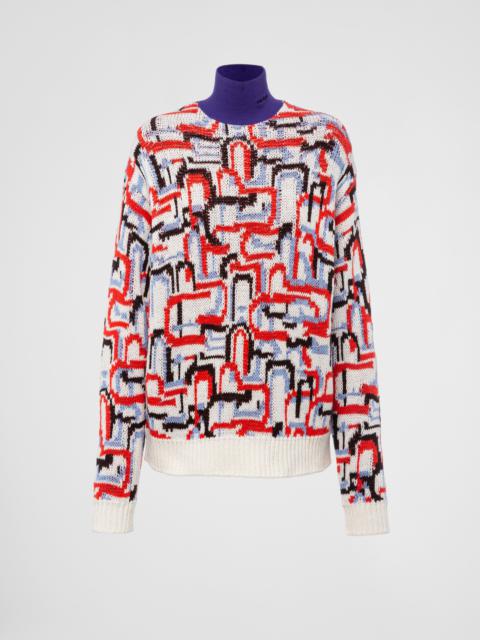 Cashmere and wool turtleneck sweater