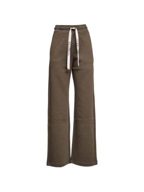 elasticated wide-leg bali trousers