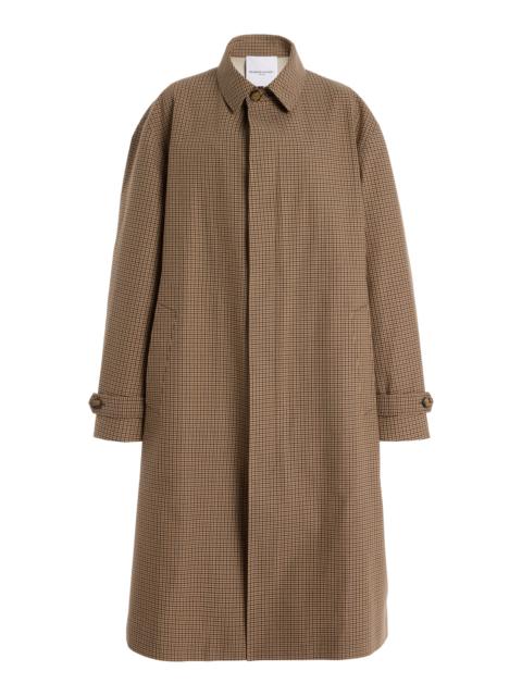 The Quinn Waterproof Plaid Twill Driving Coat plaid