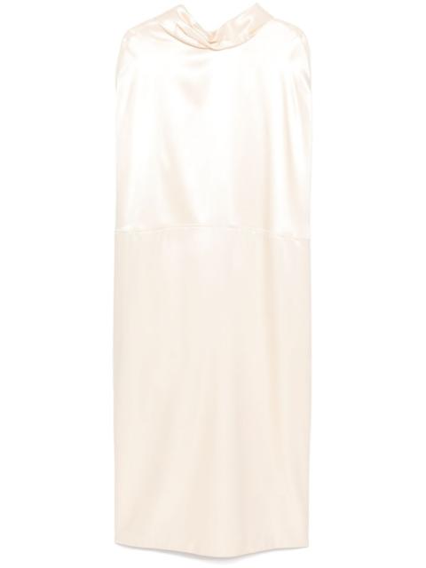 satin maxi dress