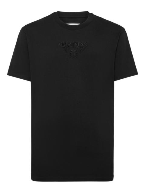embroidered-logo T-shirt