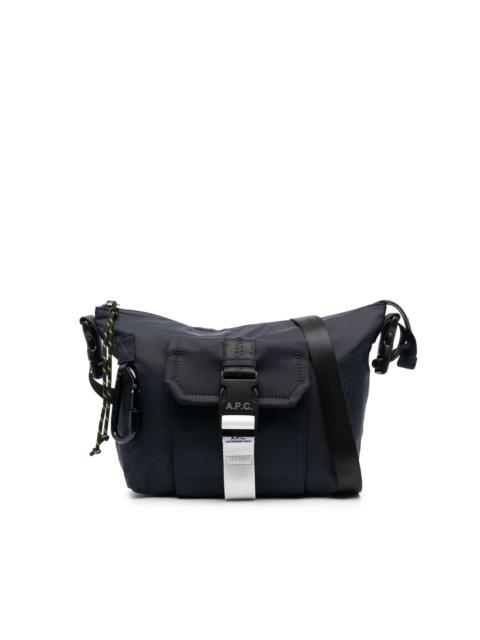 Treck logo buckle-fastening shoulder bag