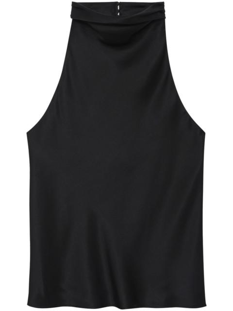 Eliana halterneck silk top