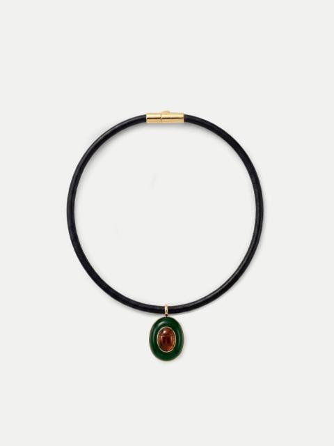 TIGER’S EYE PENDANT NECKLACE