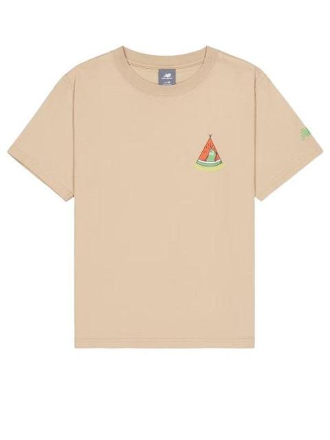 (WMNS) New Balance Cartoon Short Sleeve T-Shirt 'Pink' AWT41333-INC