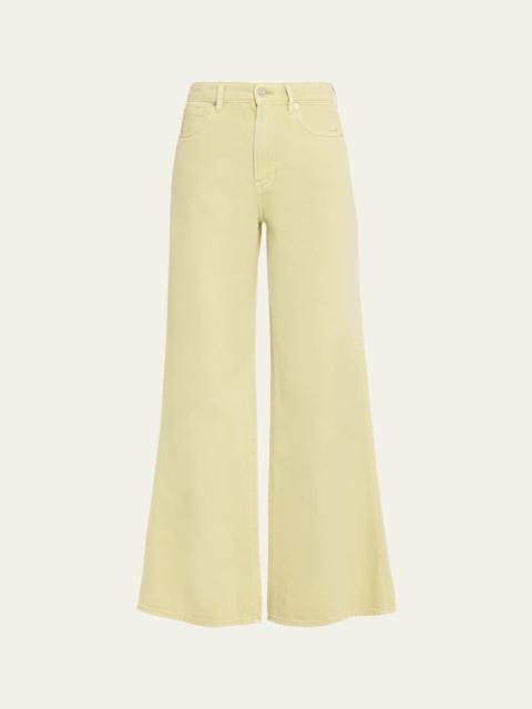 Kasey Mid-Rise Wide-Leg Jeans