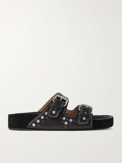 Lennyo studded leather slides