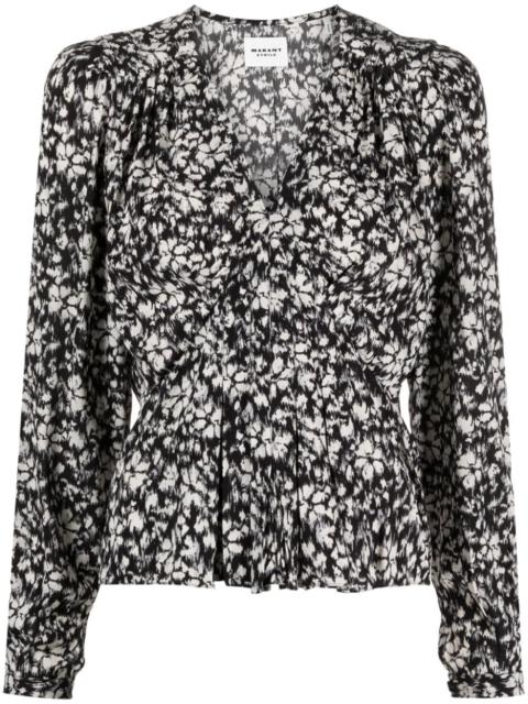 Eddy floral-print blouse