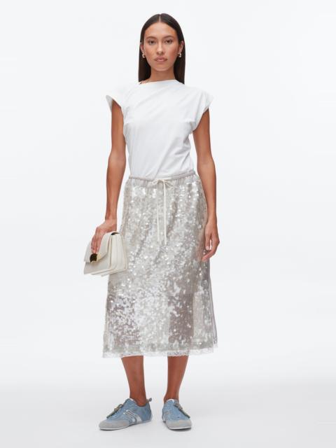 Sequin Midi Skirt