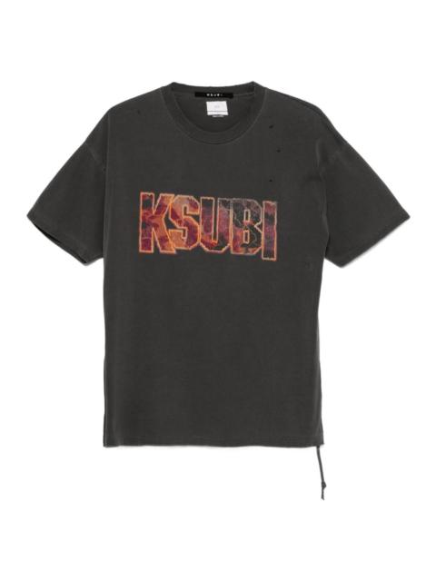 Kickstart distressed logo T-shirt