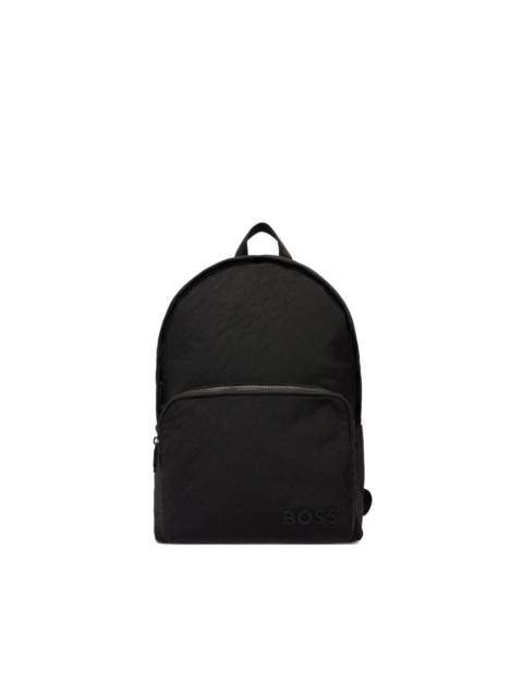 zip-up backpack