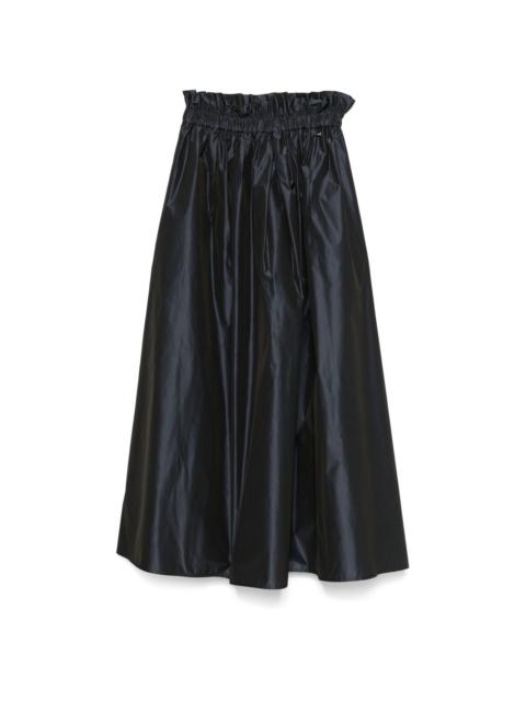 taffeta maxi skirt