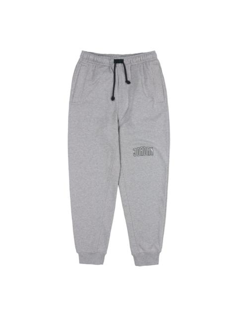 Air Jordan J Sprt Dna Hbr Flc Pant Casual Sports Breathable Knit Long Pants light grey DM3232-091