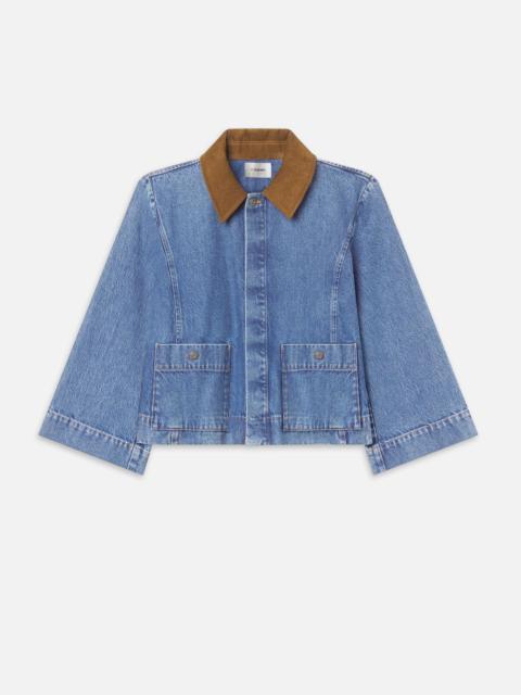 The Mini Denim Swing Jacket