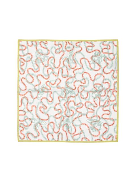 Off-White Wiggle Orb Square Scarf