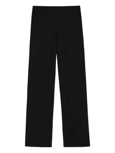 high-waisted trousers
