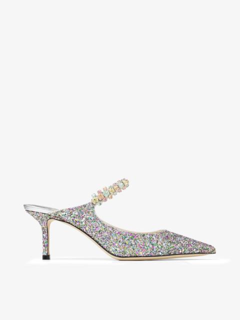 JIMMY CHOO Bing 65 Confetti Coarse Glitter Fabric Pumps with ...