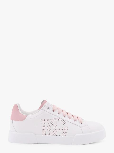 Portofino Low-Top Leather Sneakers With Lateral Monogram