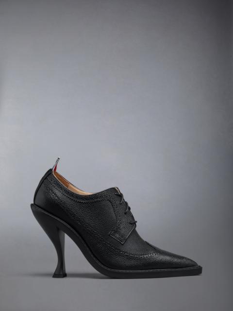 PEBBLE GRAIN LONGWING BROGUE CURVED HIGH HEEL 105MM
