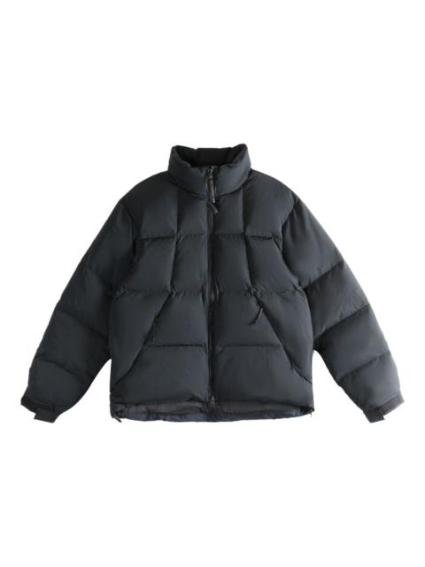 padded zip-fastening jacket