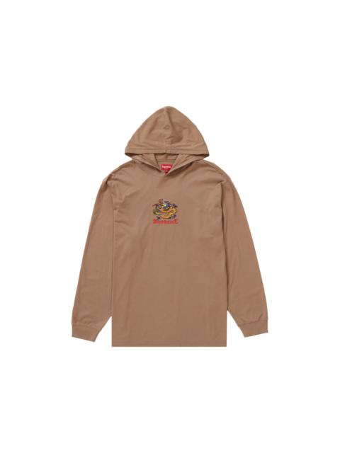 Supreme Dragon Hooded L/S Top Light Brown