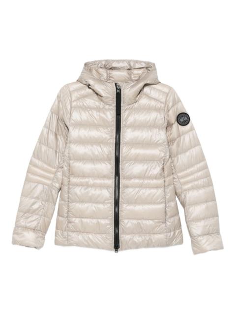 hooded puffer jacket
