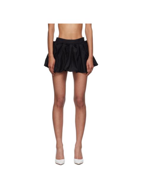 Black Wired Micro Skort